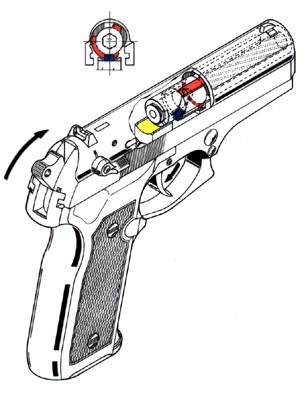 Beretta 8000 Cougar action 1