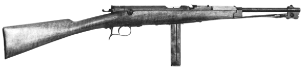 Beretta Semiautomatic Carabine 
Cal. 9mm Glisenti 