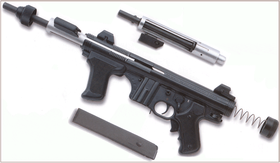 Beretta Submachine Gun model PM12S2 main parts