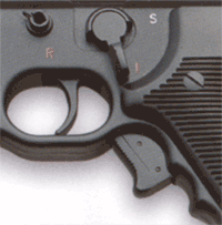 Beretta Submachine gun model 12 trigger, selector, safety trigger