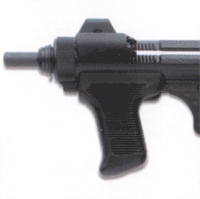 Beretta Submachine gun model 12 front grip