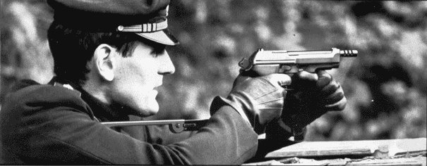 Beretta Full Auto Pistol model 93R with extended stock