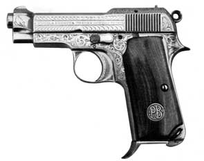 la Beretta 34 e le altre pistole cal.9 Corto furono catalogate come armi comuni