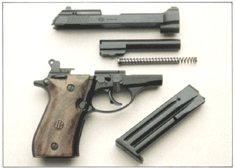 Pistols 80 Series caliber .32ACP & .380ACP disassembled