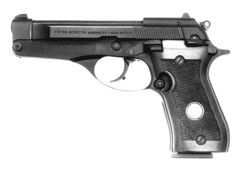 BERETTA model 86 cal. 380APC LH side